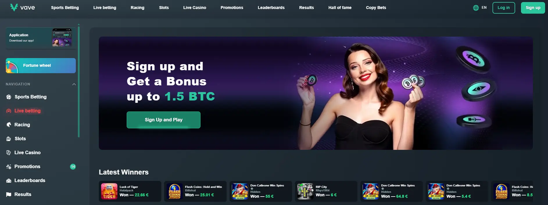 Vave casino